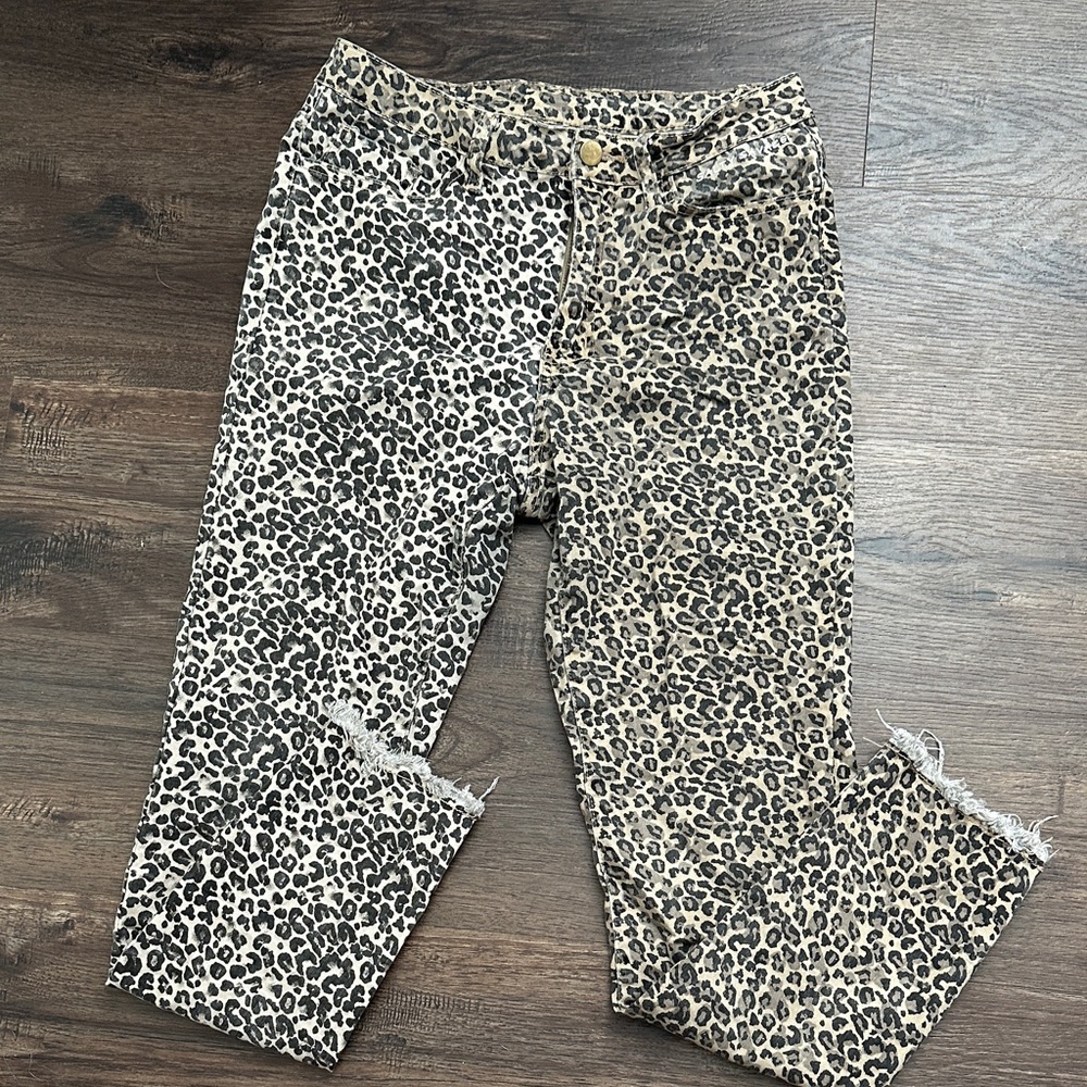 Salty Savage Cheetah Print Denim